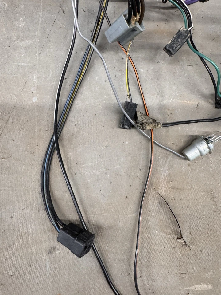 1963 1964 Chevy Impala Biscayne Belair Dash Fuse Block Main Wiring Wire Harness - Image 4 of 4