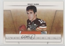 2007 Leaf Rookies & Stars Studio Rookies Brady Quinn #SR-4 0a2