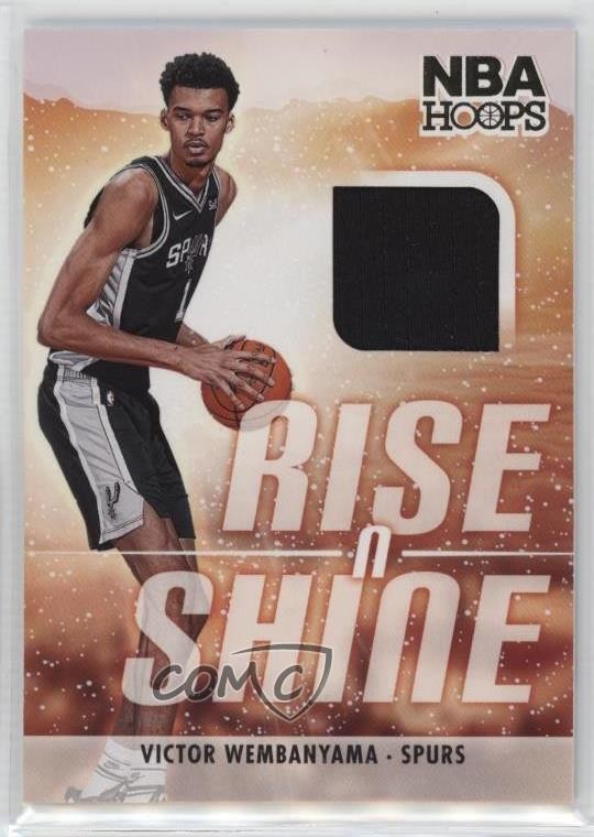 2023-24 NBA Hoops Rise N Shine Memorabilia Winter Victor Wembanyama Rookie RC