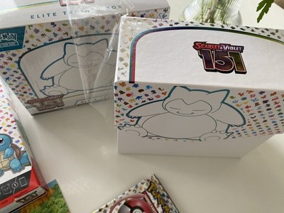 Pokémon TCG 151 TTB ETB Leer ! GEÖFFNET! BULK  50 Karten Poster Kollektion Leer