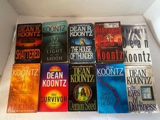 Dean Koontz 10-Book set Lot Sole Survivor Whispers Demon Seed Thriller Paperback