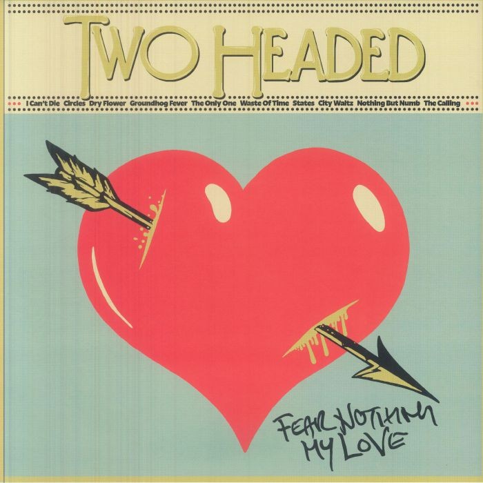 TWO HEADED - Fear Nothing - clear red vinyl LP + insert limited to 200 copies