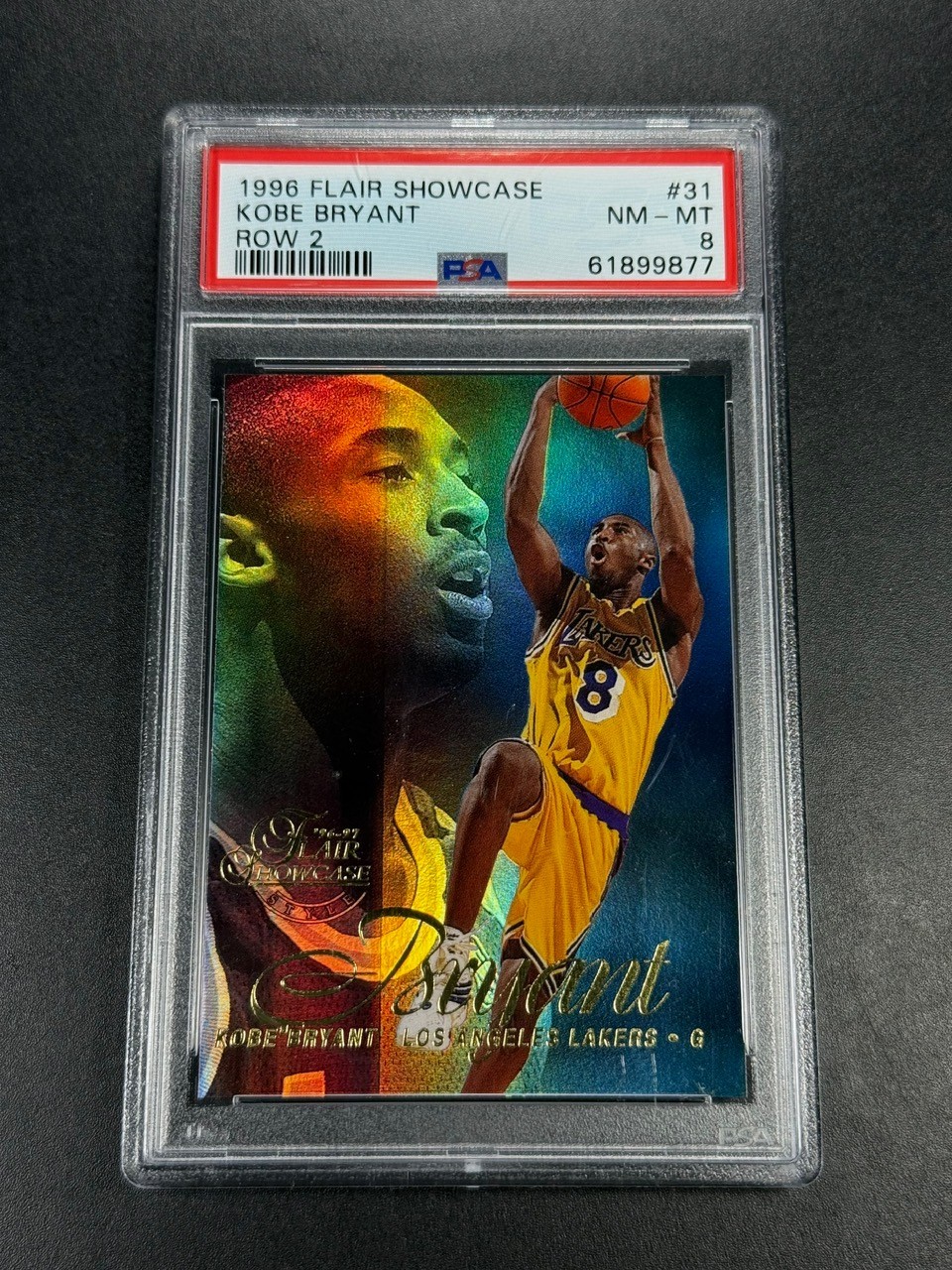 Kobe Bryant 1996 Flair Showcase #31 Row 2 Price Guide - Sports