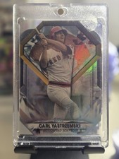CARL YASTRZEMSKI Diamond Greats Die Cut Foil | 2022 Topps Series 1 RED SOX