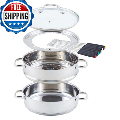 Nuwave 18/8 Stainless Steel Ultimate Cookware Set, Free of PTFE, PFOA, PFOS, Fon