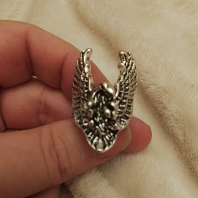 Flying Eagle Ring aus Metall Gr. UK R+1/2 und USA Gr. 8,75