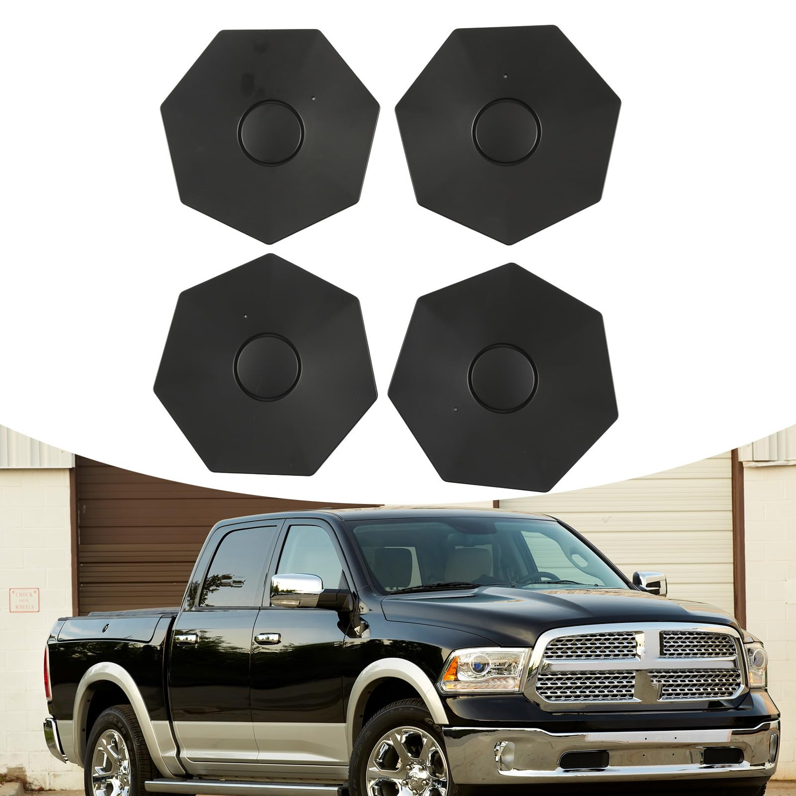 Weather Completes Set of 4 Wheel Center Hubs Caps Covers for Automobile Ensur...