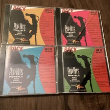 Pop Hits Monthly - Rock Oct 2003 - Jan 2004 4 CD Gs Stellar Karaoke Brand New