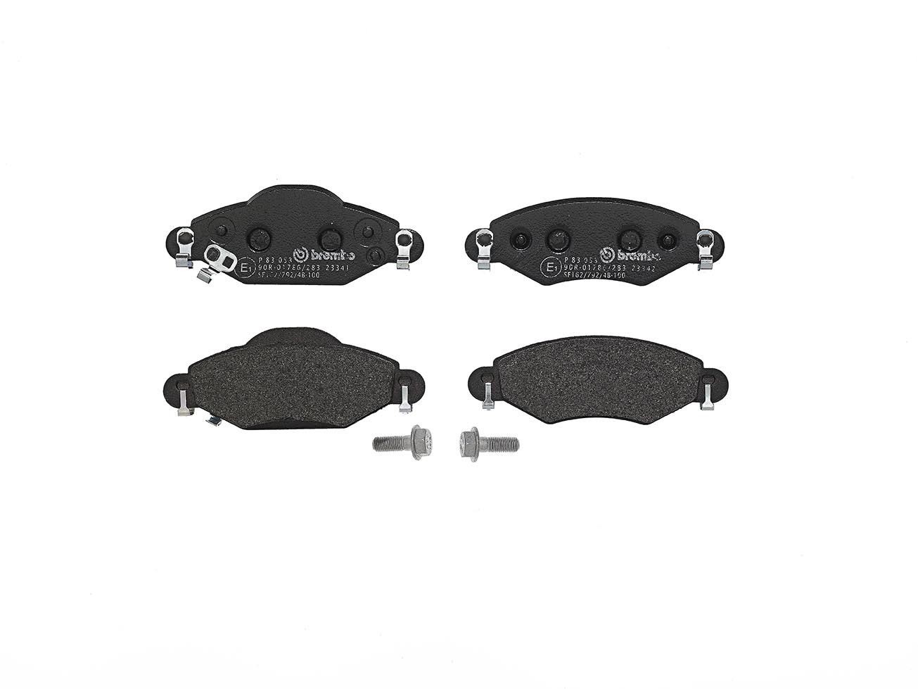 Für BREMBO KLOCKI SZCZEKI CYLINDERKI P 83 053 BRAKE PADS TOYOTA YARIS - Bild 4