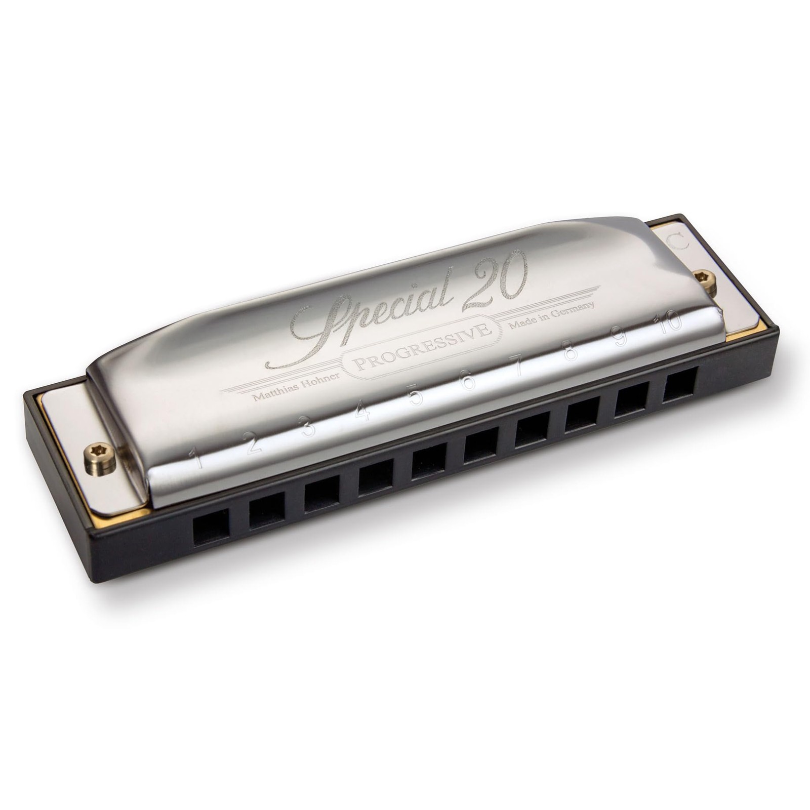 Hohner Special 20 Harmonica - C Major (M560016P) C Major, Silver