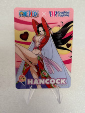 Tarjeta de colección 2025 One Piece x Baskin Robbins BOA Handcock Japón limitado