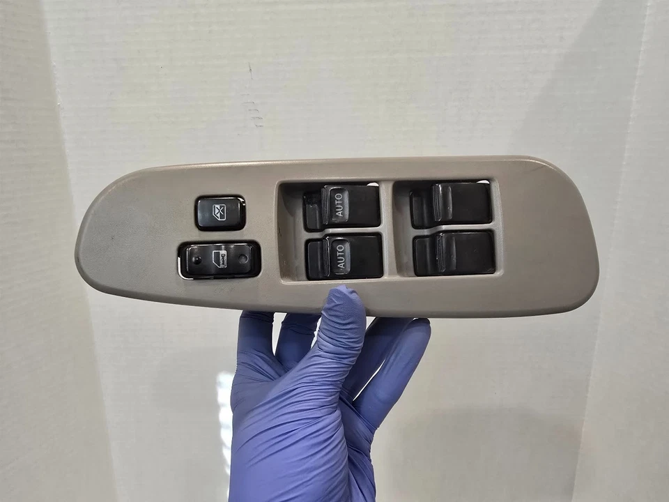 Interruptor de bloqueo de puerta de ventana eléctrica Toyota Sequoia Master Driver 2001-07 gris OEM A134 Foto 3 de 4