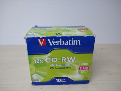 Verbatim CD-RW 700MB 80min 12x - Case 10 Pack