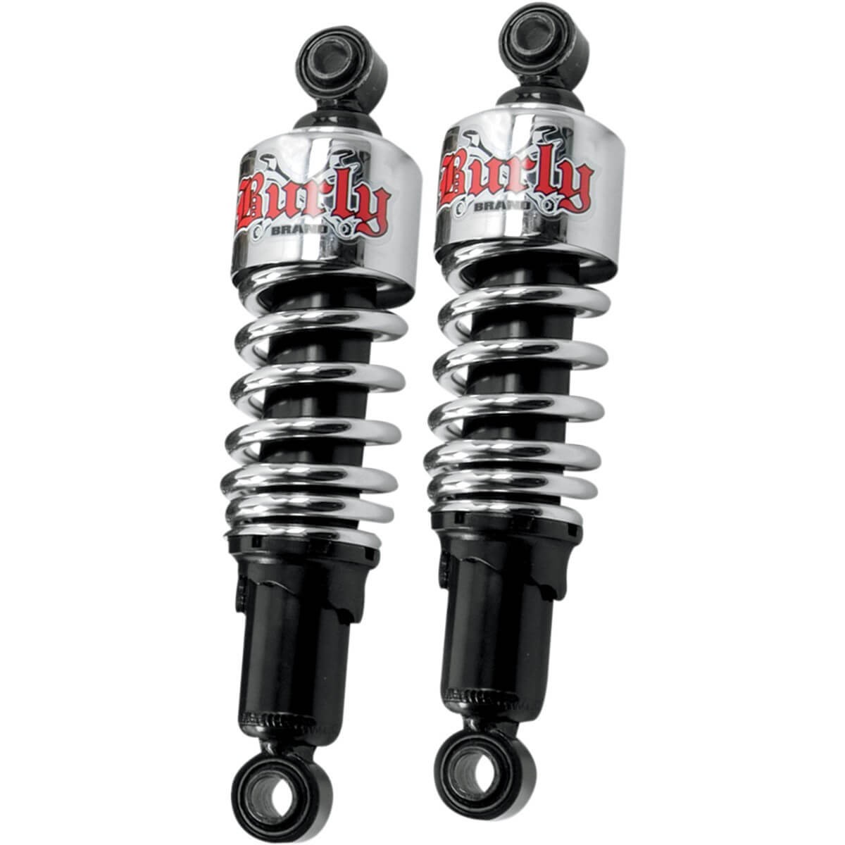 Amortisseurs 267 Burly Brand pour Harley Davidson Sportster XL 883 et 1200 de 1988 à 2003 noir