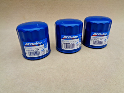3 Ölfilter PF64 Orig. GM 25206966 Corvette C7  Camaro TrailBlazer Cadillac CTS