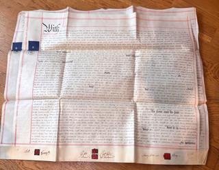 ANTIQUE INDENTURE 1861 LAND DOCUMENT CONVEYANCE PEPLOW GUEST FRAZER WORCESTER