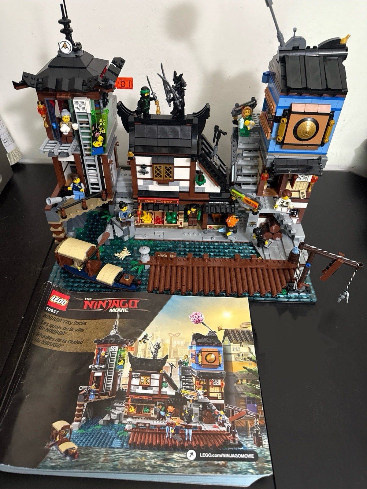 Lego Ninjago Movie City Docks 70657 2018 Used With Manual 99% Complete