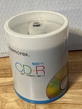 memorex CD-R Digital Media 52X 700mb 80Min 100 Pack Sealed NEW