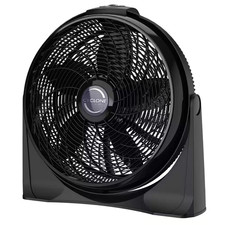 Ventilador de piso circulador de aire de 3 velocidades Lasko Wind Machine 20", negro, A20302