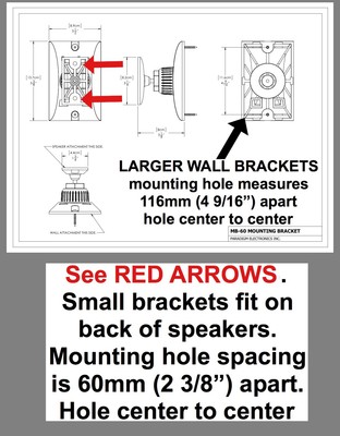paradigm speaker mounts