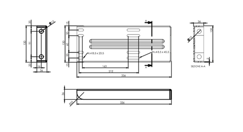 Deichselbox Daken 750mm inkl horizontal Halter Werkzeugkasten Anhänger Staukiste - Bild 4 von 6