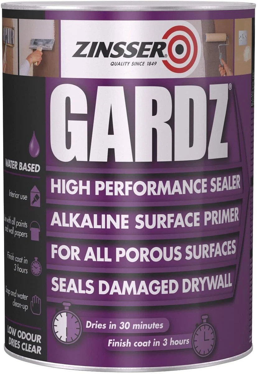 SELLADOR A BASE DE AGUA ZINSSER GARDZ 1L
