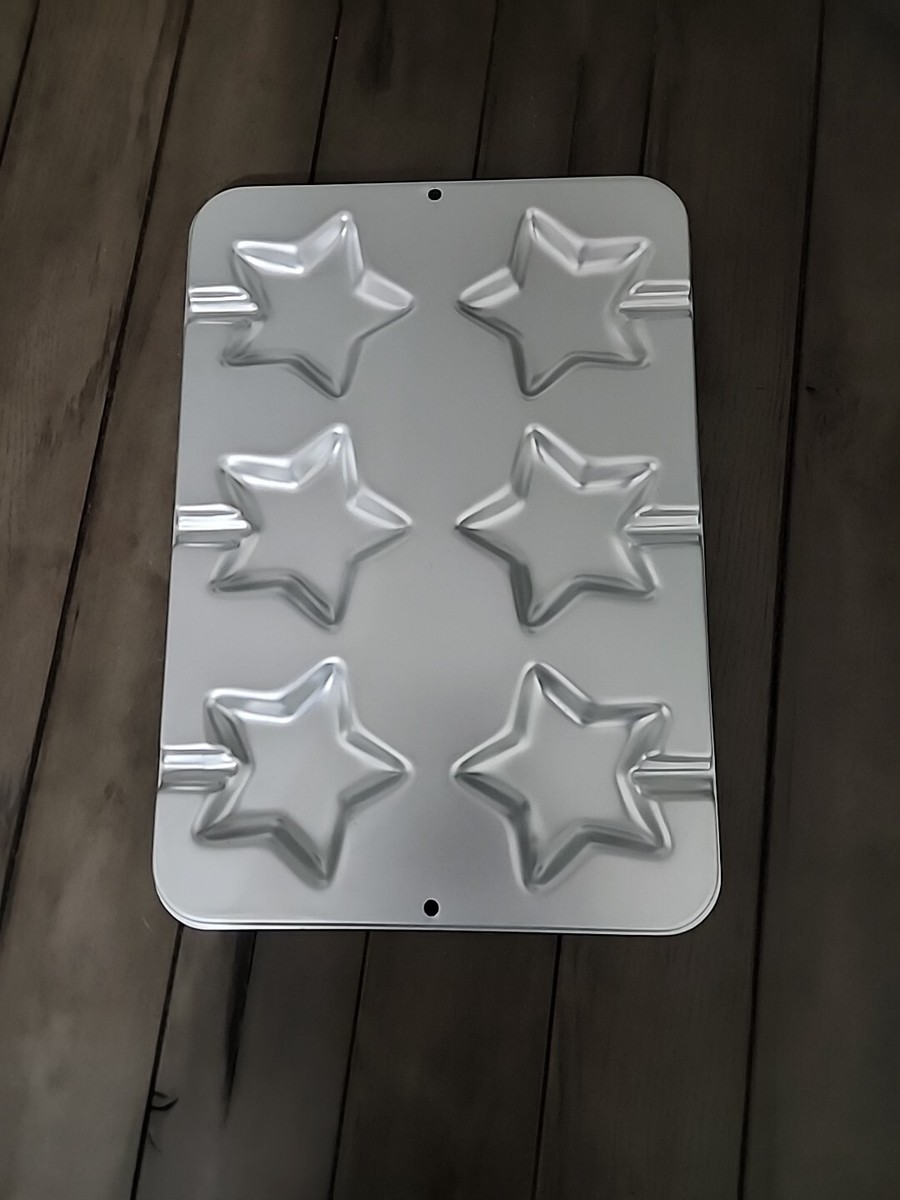 1995 Wilton Retired Star(s) Cake, Treat, or Mini Cake Baking Pan (2105-8102)