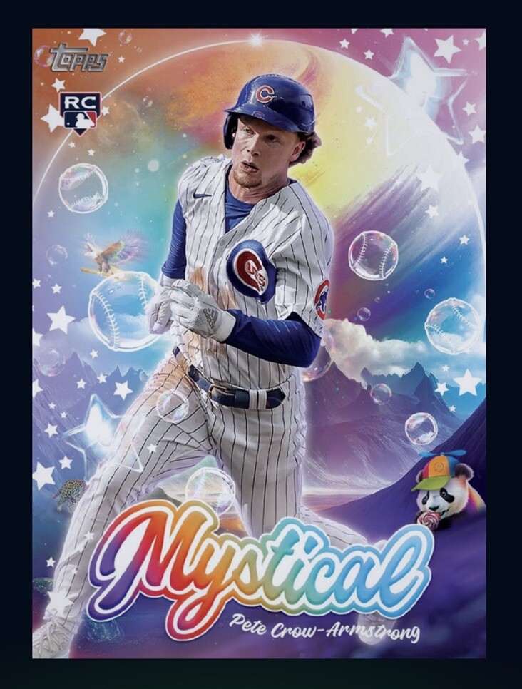2024 TOPPS Series 1 Mystical Rookie-PETE CROW-ARMSTRONG (Topps Bunt Digital card