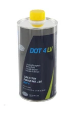 Brake Fluid DOT4, Low Velocity (1 Liter) For 2014 Porsche Cayenne Turbo 3.0L V6
