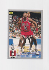 1994-95 Collector's Choice SILVER SIGNATURE # 262 Dickey Simpkins CHICAGO BULLS