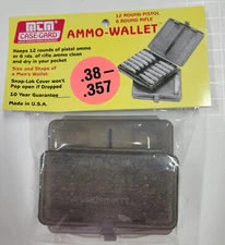 MTM W12B-38-41 MTM CASE-GARD™ HANDGUN AMMO WALLET - 38 SPECIAL 357 MAG+ - NEW