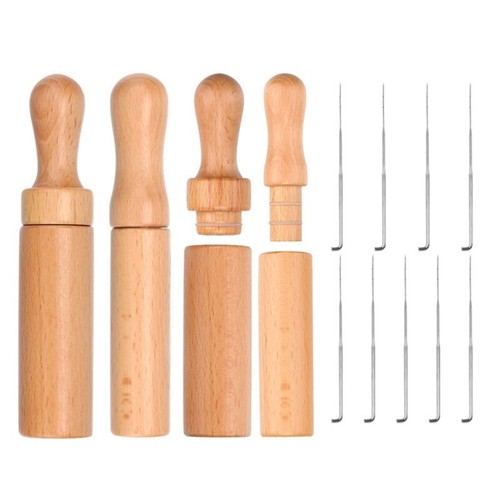 Needle Felting Tool Felting Needle Handle with Felting Needle Wool