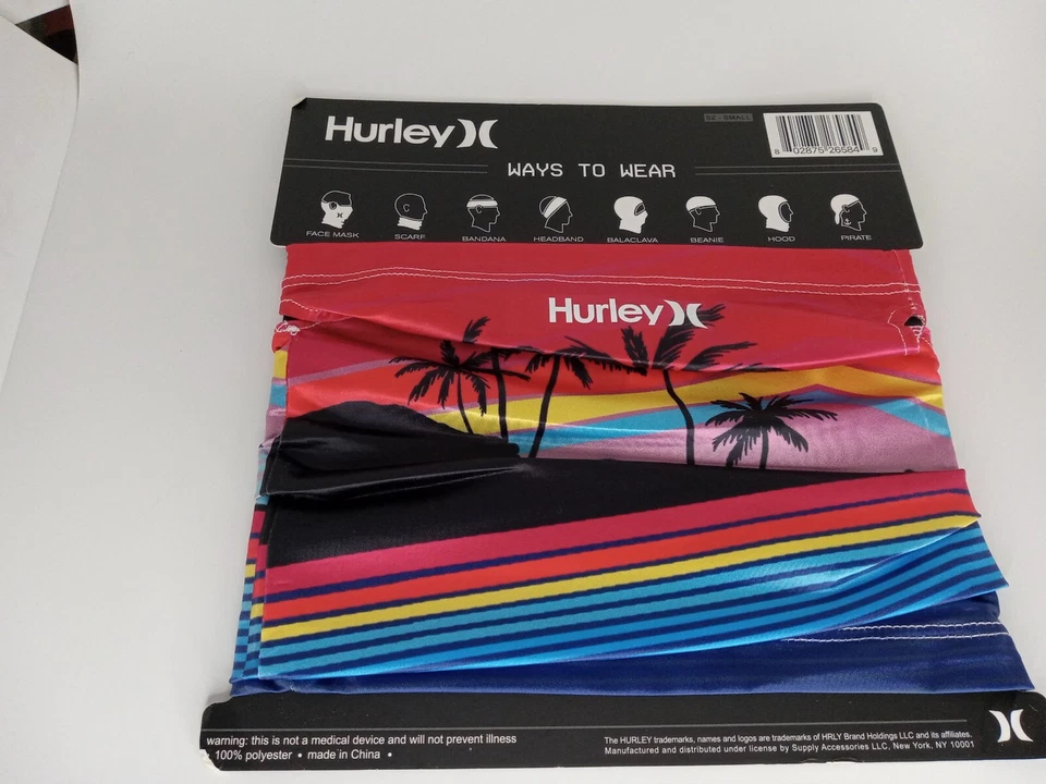 Máscara polaina Hurley y multiusos para cuello o diadema Foto 2 de 2