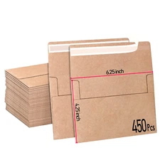 450 Invitation Envelopes 4 1/4 x 6 1/4" A4 Brown Kraft Printable Envelopes 4x6