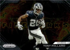 2023 Panini Prizm Tony Pollard #F-15 Fireworks