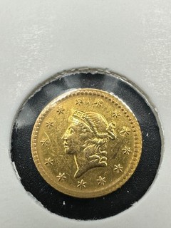 USA 1 DOLLAR 1853 1 58 GRAMM 0.900 GOLD