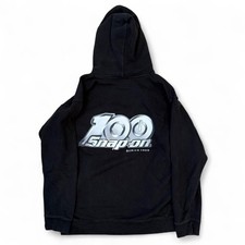 Snap On Tools 100th Anniversary Black Pullover Hoodie Men  s Size Large Workwear