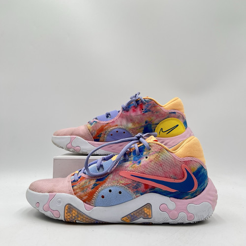 Nike Shoes Men’s 9.5 PG 6 Painted Swoosh Blue Pink Sneakers D09824-100 - Picture 3 of 19