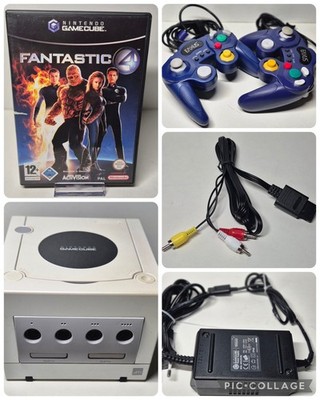 Nintendo GameCube Weiß | inkl. Spiel | 2 Controller | Laufwerks-Recap | 