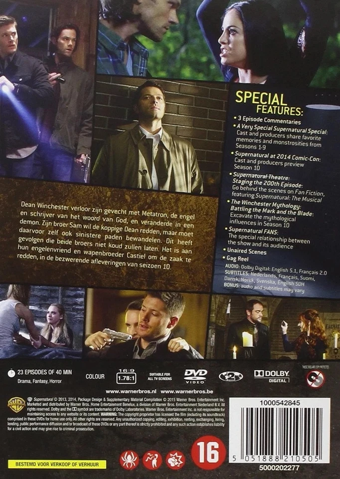 Supernatural - Seizoen 10 (DVD) Includes English language - Image 2 of 2