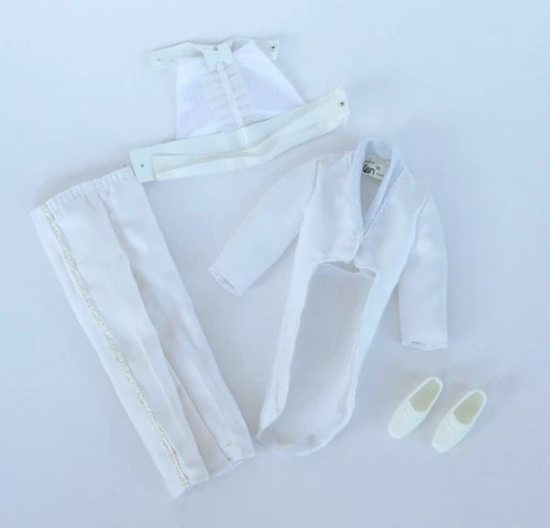 Vintage 1982 Ken Wedding of the Year Groom Barbie White Tuxedo Outfit Clothes