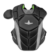All-Star MVP-PRO Adult 16.5 Inch Baseball Catcher's Chest Protector - Black