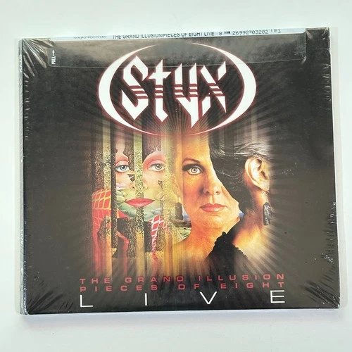 Styx - The Grand Illusion / Pieces of Eight Live 2-CD Digipak New Factory Sealed