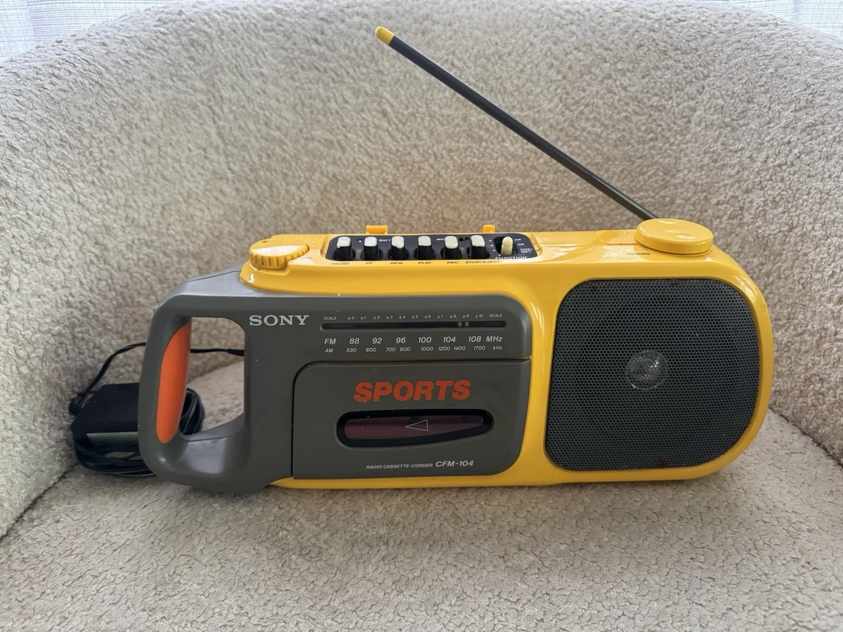 Sony Yellow Portable Stereos & Boomboxes for sale | eBay