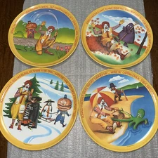 McDonald's Melamine Collector Plates 1970’s 1990’s Lot Of 8