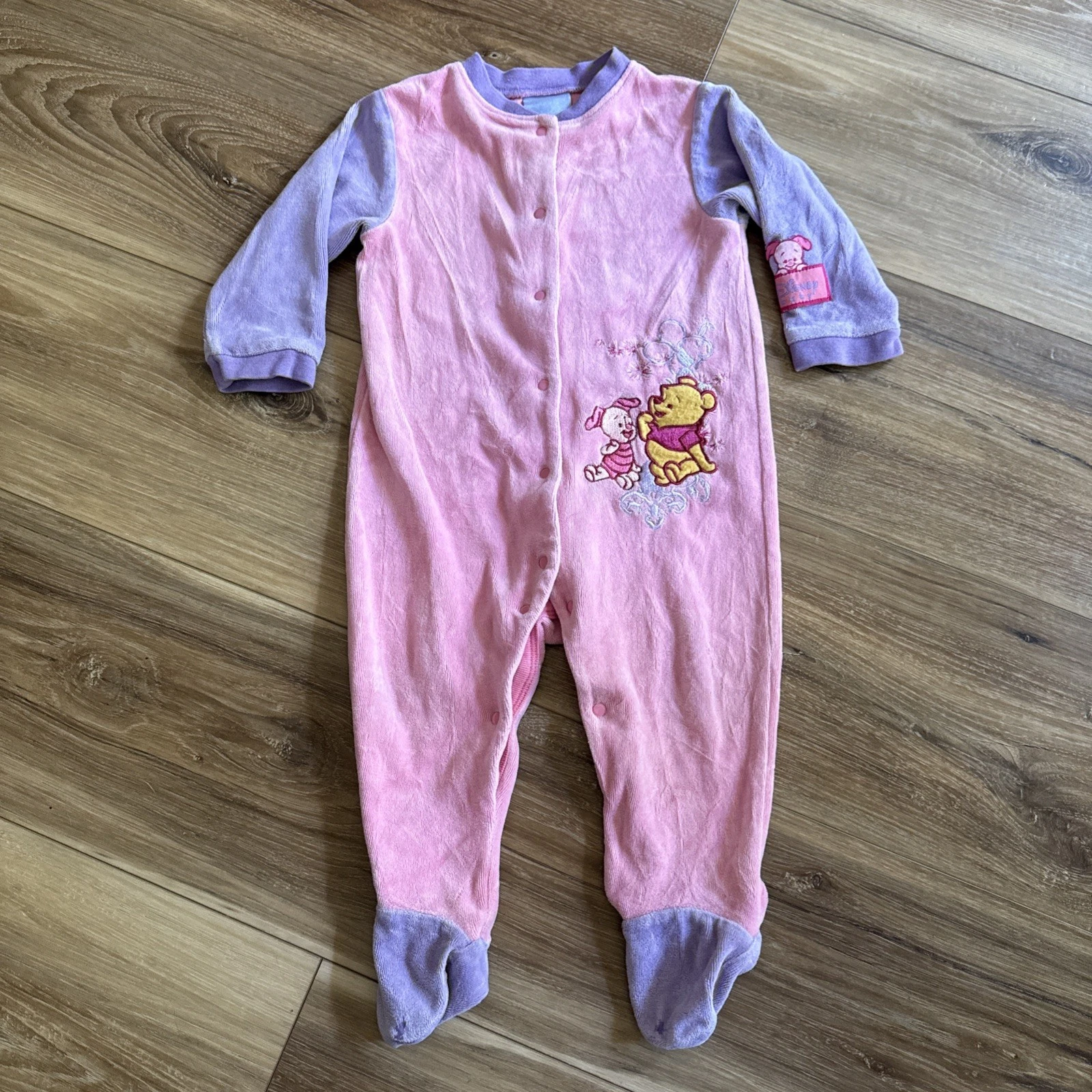 Vintage Disney Baby Clothes SZ 6-12M Long Sleeve Winnie the Pooh Piglet Pajamas
Opens in a new windo