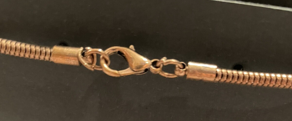 Copper Bronze Silver Tone  Rectangular Textured N… - image 4