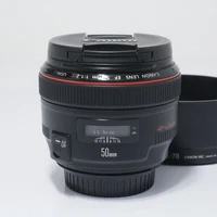 Canon EF50mm F1.2L USM Standard Prime Lens Full Frame Canon EF Mount Used H0903