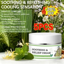 5X Soothing & Relief Cream Natural Herbal Cream Gentle Instant Soothing(-20%OFF)
