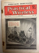 PRACTICAL WIRELESS MAGAZINE MAY 1945 VOL 21 NO;467 RARE VINTAGE
